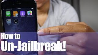 How to unjailbreak an iPhone iPad or iPod touch iOS 83  84 [upl. by Kcirred]