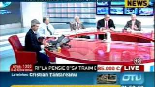 Vadim Tudor se injura cu Cristian Tantareanu la OTV  part 2of2 [upl. by Gamages]