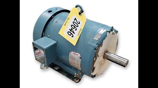 Used 75HP Baldor SuperE Electric Motor 213T Frame 1760 RPM [upl. by Cosimo265]