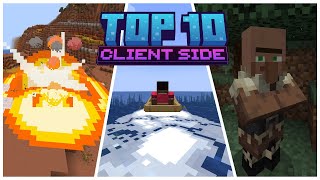 Top 10 Client Side Mods [upl. by Ellekim23]