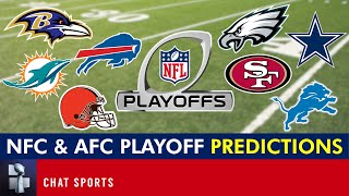 NFL Playoff Picture  Predictions For NFC amp AFC Division Standings amp Wild Card Race Entering Week 18 [upl. by Eikceb684]