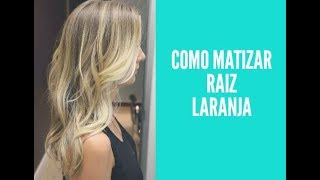 COMO MATIZAR RAIZ LARANJA  Meire Regina [upl. by Eycats684]