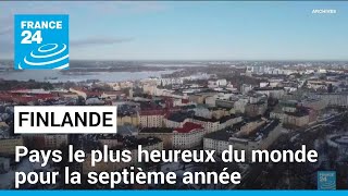 La Finlande pays le plus heureux du monde pour la septième année selon un rapport • FRANCE 24 [upl. by Janifer]