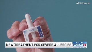 FDA approves first nasal spray for treatment of anaphylaxis [upl. by Aralk]