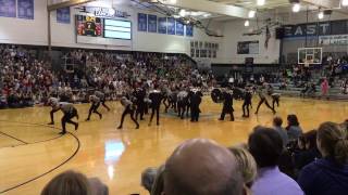 Shawnee Mission East Lancer Dancers and Drumline [upl. by Devehcoy]