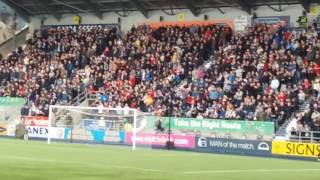 Falkirk v Dundee United play off 2nd lag May 19 2017 [upl. by Oiramej]