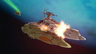 宇宙戰艦大和號 加特籣帝斯戰艦沉沒集錦 Space battleship Yamato Highlights of the sinking of the battleship Gatlantis [upl. by Best]