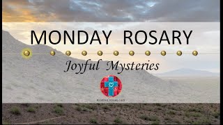 Monday Rosary • Joyful Mysteries of the Rosary 💙 Dawn in the Desert [upl. by Sommer]