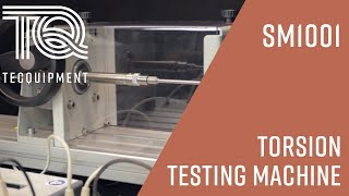 Torsion Testing Machine SM1001  Materials Testing  TecQuipment [upl. by Lorianna110]