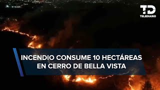 Reportan nuevo incendio forestal en Atizapán de Zaragoza Edomex [upl. by Mitzl]