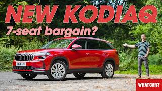 NEW Skoda Kodiaq review – best 7seat SUV  What Car [upl. by Raul514]