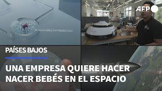 Una empresa neerlandesa quiere hacer nacer bebés en el espacio  AFP [upl. by Jamal424]