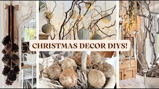 CHRISTMAS DIY DECOR  HIGHEND CHRISTMAS DECOR  HOME DECOR ON A BUDGET  Christmas Decorating Ep1 [upl. by Amairam]