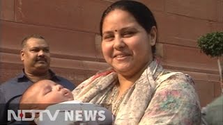 Now The Youngest Member Of Lalu Yadavs Family In Parliament He Is 2 Months Old [upl. by Nnahgiel]