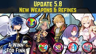 Finn Laegjarn Ares Bridal Sanaki amp Maribelle New Refines Update 58  Fire Emblem Heroes [upl. by Sakram]