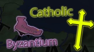 What If The Religion of The Byzantine Empire Was Catholic  EU4 Timelapse [upl. by Sualakcin]