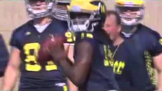 Denard Robinson hopes to add to thick scrapbook [upl. by Llenrag692]