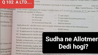 A LTD INVITED APPLICATIONS FOR ISSUING 100000 SHARES Rishab a shareholder abhishekaccountsarmy [upl. by Philbert]