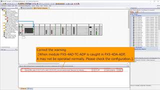 06 of 11 MELSOFT Navigator Creating an iQ F series module configuration diagram Part 2 [upl. by Aihtekal]