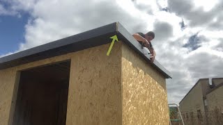 How to Fit Fascia and Soffit to a DIY Garden Room [upl. by Pussej37]