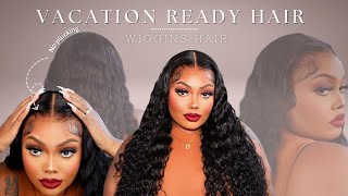 VACATION WIG YOU NEED NO PLUCKING  REALISTIC HD LACE  LOOSE DEEP WAVE  WIGGINS HAIR [upl. by Gridley207]