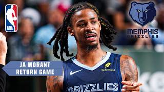 JA MORANT IS BACK 🔥 Shows out in Grizzlies preseason win over Mavericks 🙌  NBA on ESPN [upl. by Corri]