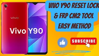 Vivo y90 1908 Pattren unlock cm2  y90 frp bypass  Vivo y90 Code unlock CM2 new Security [upl. by Mal388]