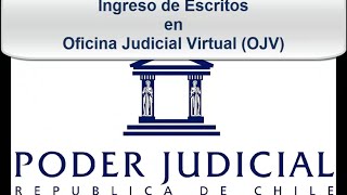 Tramitación Electrónica Ingreso de escritos en Oficina Judicial Virtual [upl. by Lukin]