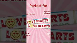 Get the best of birthday presents Swizzels Giant Love Hearts 24 Count httpsamznto4fNrgMw [upl. by Spears974]