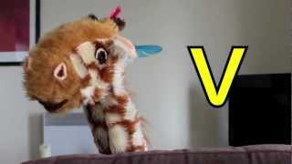 Geraldine the Giraffe learns v [upl. by Alhan]