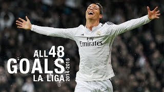 GOALS  Watch all 48 of Cristiano Ronaldos 201415 La Liga goals [upl. by Eimmit]