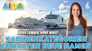 KreuzfahrtNews AIDA ändert mehrere Kabinennamen [upl. by Eeloj]