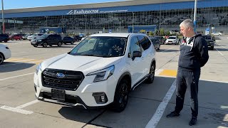 Выдача SUBARU FORESTER 2022 года прямо в аэропорту Владивостока [upl. by Hnil]