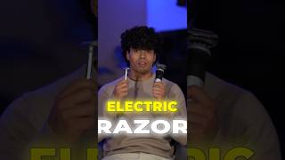 Safety blade razor vs Electric razor🪒…shorts [upl. by Pippy]