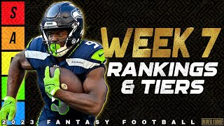 Top 36 Running Back Rankings  Week 7 Fantasy Football [upl. by Ilse]