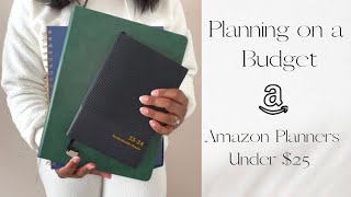 Cheap and Affordable Planners  Amazon Planner Haul [upl. by Semadar]