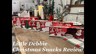 Little Debbie Christmas Snacks Review [upl. by Flss]