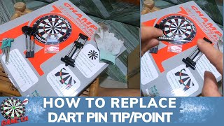 HOW TO REPLACE DART PIN TIPPOINT  HOW TO USE REPOINTING TOOL [upl. by Wallach]