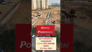 Watch Construction Update Video Of GLS Avenue DDJAY Plots Gurugram [upl. by Rabbaj]