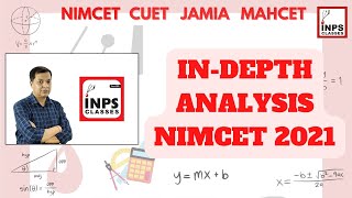 MUST WATCH  Indepth Analysis of NIMCET 2021 paper  INPS CLASSES NIMCET 2023 [upl. by Akenna]