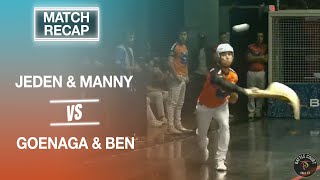 FALL 2023 BATTLE COURT CHAMPIONSHIP  MATCH 1 JEDEN amp MANNY vs GOENAGA amp BEN DIV 4 DOUBLES [upl. by Rhiana342]