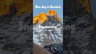 CERVINIA snowboard snowboarding [upl. by Llennoj]