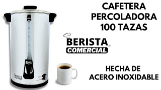 Cafetera Percoladora Berista Comercial Prepara 100 Tazas de Café 45 Minutos Elegancia y Eficiencia [upl. by Sancho821]