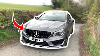 MERCEDES CLA GETS A PANAMERICANA GTR STYLE GRILL LOOKS INSANE [upl. by Dituri]