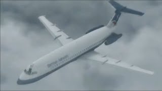 British Airways Flight 5390 Landing Animation [upl. by Almira]