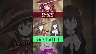 Megumin vs Ralsei Yunyun helps Megumin rapbattle deltarune ralsei anime konosuba undertale [upl. by Saberio113]