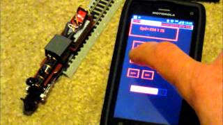 DIY dcc train control with PIC chip and Android app over bluetooth to control [upl. by Aldarcie]