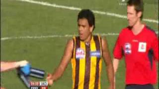 Cyril Rioli Goal  MMM Call [upl. by Esorrebma983]