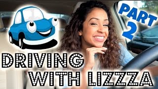 CRAZY DRIVER DRIVING WITH LIZZZA PART 2  Lizzza [upl. by Lucier]