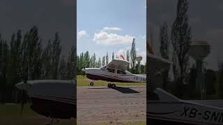 Cessna 210 aterrizando 🛩️🛫 cessna aterrizaje aviationlovers flight [upl. by Htidra]